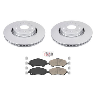 AmeriBRAKES® - AmeriPRO™ Plain Front Brake Kit with Ceramic Pads
