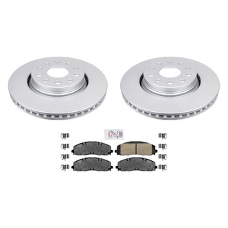AmeriBRAKES® - AmeriPRO™ Plain Front Brake Kit with Ceramic Pads