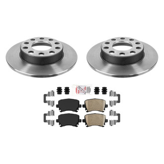AmeriBRAKES® - AmeriPLATINUM™ Rear Brake Kit with Ceramic Pads