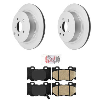 AmeriBRAKES® - AmeriPRO™ Plain Rear Brake Kit with Ceramic Pads