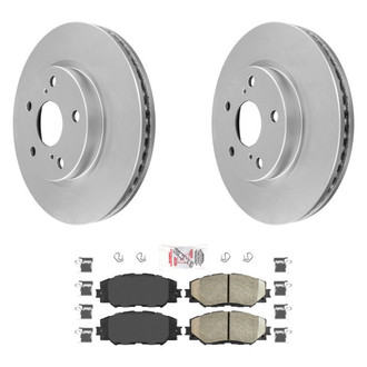 AmeriBRAKES® - AmeriPRO™ Plain Front Brake Kit with Ceramic Pads