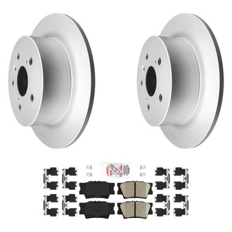 AmeriBRAKES® - AmeriPRO™ Plain Rear Brake Kit with Ceramic Pads