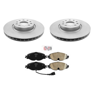 AmeriBRAKES® - AmeriPRO™ Plain Front Brake Kit with Ceramic Pads