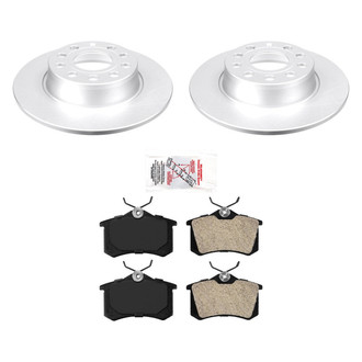 AmeriBRAKES® - AmeriPRO™ Plain Rear Brake Kit with Semi-Metallic Pads