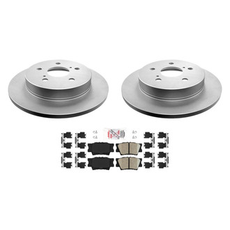 AmeriBRAKES® - AmeriPRO™ Plain Rear Brake Kit with Ceramic Pads