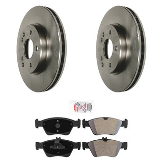 AmeriBRAKES® - AmeriPRO™ Plain Brake Kit with Semi-Metallic Pads
