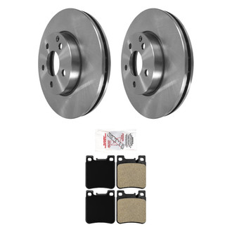 AmeriBRAKES® - AmeriPRO™ Plain Rear Brake Kit with Semi-Metallic Pads