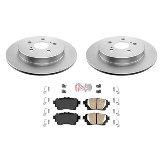 AmeriBRAKES® - AmeriPRO™ Plain Rear Brake Kit with Ceramic Pads