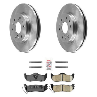 AmeriBRAKES® - AmeriPRO™ Plain Rear Brake Kit with Ceramic Pads