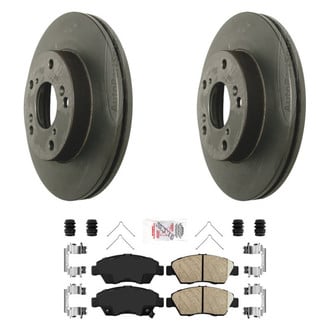 AmeriBRAKES® - AmeriPLATINUM™ Front Brake Kit with Ceramic Pads