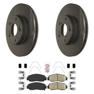 AmeriBRAKES® - AmeriPLATINUM™ Brake Kit with Ceramic Pads