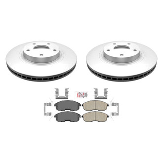 AmeriBRAKES® - AmeriPRO™ Plain Front Brake Kit with Ceramic Pads