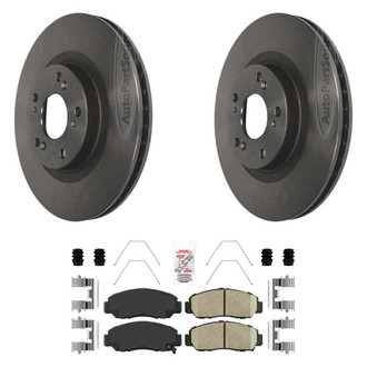 AmeriBRAKES® - AmeriPLATINUM™ Front Brake Kit with Ceramic Pads