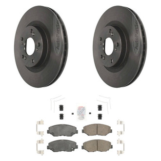 AmeriBRAKES® - AmeriPLATINUM™ Front Brake Kit with Ceramic Pads