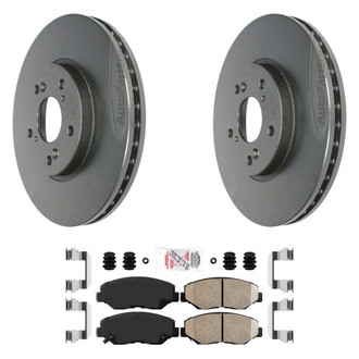 AmeriBRAKES® - AmeriPLATINUM™ Front Brake Kit with Ceramic Pads