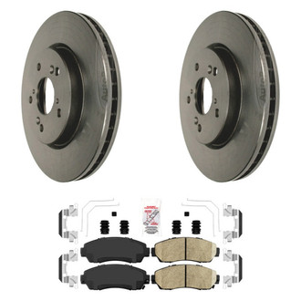 AmeriBRAKES® - AmeriPLATINUM Brake Rotors with Brake Pads