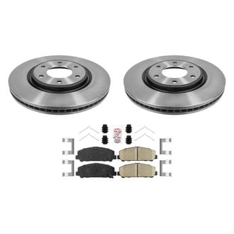AmeriBRAKES® - AmeriPLATINUM™ Front Brake Kit with Ceramic Pads