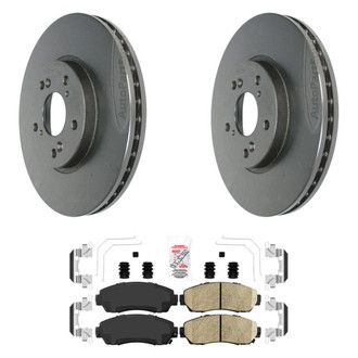 AmeriBRAKES® - AmeriPLATINUM™ Front Brake Kit with Ceramic Pads