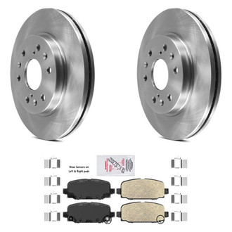 AmeriBRAKES® - AmeriPRO™ Plain Rear Brake Kit with Ceramic Pads