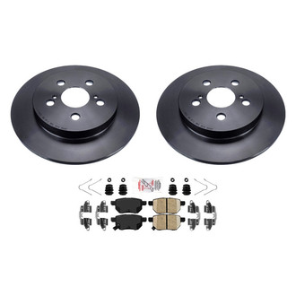 AmeriBRAKES® - AmeriPLATINUM™ Rear Brake Kit with Ceramic Pads