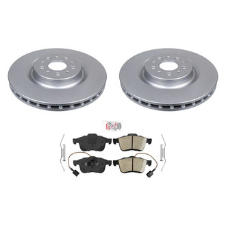 AmeriBRAKES® - AmeriPRO™ Plain Front Brake Kit with Ceramic Pads