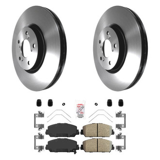 AmeriBRAKES® - AmeriPLATINUM™ Front Brake Kit with Ceramic Pads