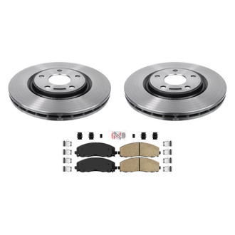 AmeriBRAKES® - AmeriPLATINUM™ Front Brake Kit with Ceramic Pads