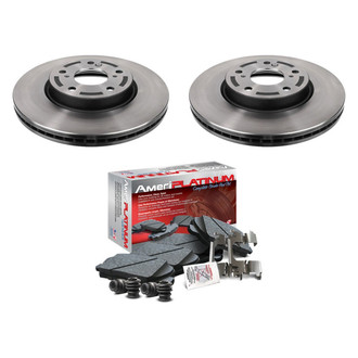 AmeriBRAKES® - AmeriPLATINUM™ Front Brake Kit with Ceramic Pads