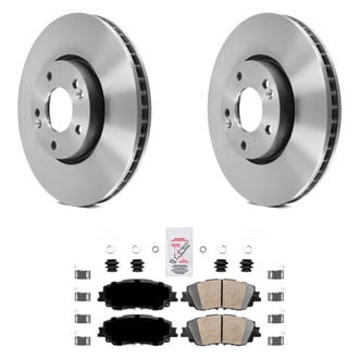 AmeriBRAKES® - AmeriPLATINUM™ Front Brake Kit with Ceramic Pads