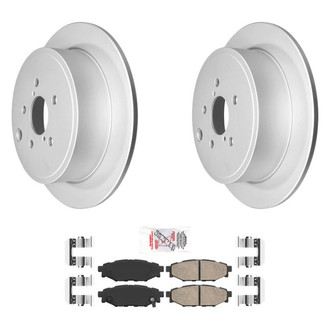 AmeriBRAKES® - AmeriPRO™ Plain Rear Brake Kit with Ceramic Pads