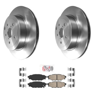 AmeriBRAKES® - AmeriPRO™ Plain Rear Brake Kit with Ceramic Pads