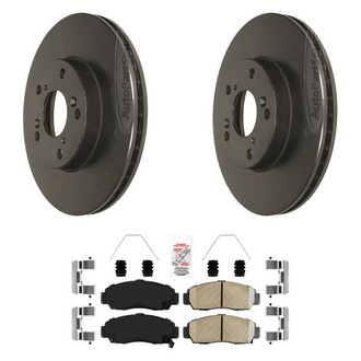 AmeriBRAKES® - AmeriPLATINUM™ Front Brake Kit with Ceramic Pads