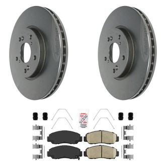 AmeriBRAKES® - AmeriPLATINUM™ Front Brake Kit with Ceramic Pads