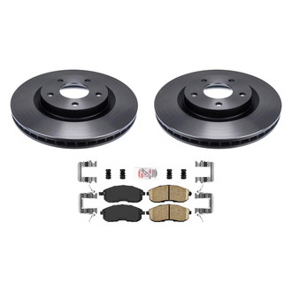 AmeriBRAKES® - AmeriPLATINUM™ Front Brake Kit with Ceramic Pads