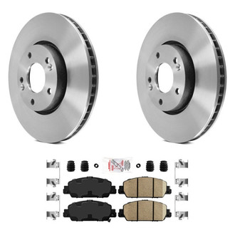 AmeriBRAKES® - AmeriPLATINUM™ Front Brake Kit with Ceramic Pads