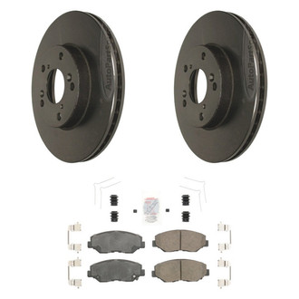 AmeriBRAKES® - AmeriPLATINUM Brake Rotors with Brake Pads