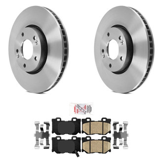AmeriBRAKES® - AmeriPLATINUM™ Rear Brake Kit with Ceramic Pads