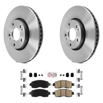 AmeriBRAKES® - AmeriPLATINUM Brake Rotors with Brake Pads
