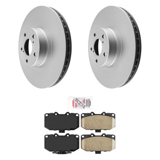 AmeriBRAKES® - AmeriPRO™ Plain Front Brake Kit with Ceramic Pads