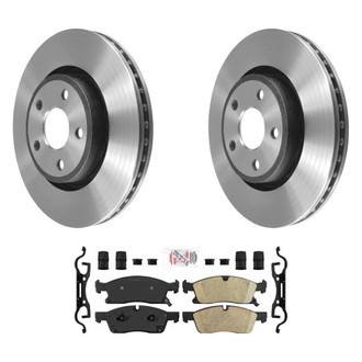 AmeriBRAKES® - AmeriPLATINUM™ Front Brake Kit with Ceramic Pads