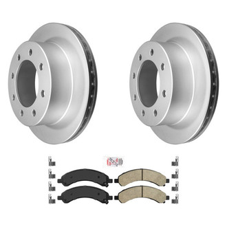 AmeriBRAKES® - AmeriPRO™ Plain Rear Brake Kit with Ceramic Pads