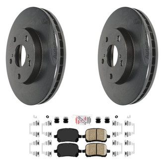 AmeriBRAKES® - AmeriPLATINUM™ Front Brake Kit with Ceramic Pads