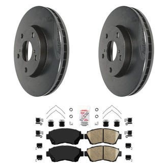 AmeriBRAKES® - AmeriPLATINUM™ Front Brake Kit with Ceramic Pads