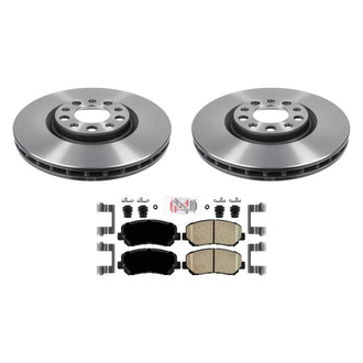 AmeriBRAKES® - AmeriPLATINUM™ Front Brake Kit with Ceramic Pads