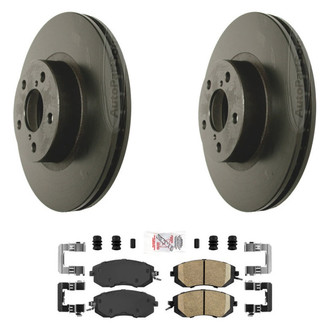AmeriBRAKES® - AmeriPLATINUM™ Front Brake Kit with Ceramic Pads