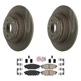 AmeriBRAKES® - AmeriPLATINUM™ Rear Brake Kit with Ceramic Pads