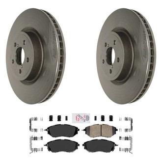 AmeriBRAKES® - AmeriPLATINUM™ Front Brake Kit with Ceramic Pads