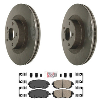 AmeriBRAKES® - AmeriPLATINUM™ Front Brake Kit with Ceramic Pads