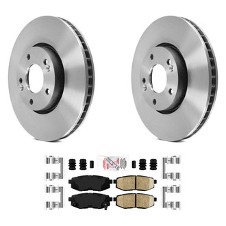 AmeriBRAKES® - AmeriPLATINUM™ Rear Brake Kit with Ceramic Pads