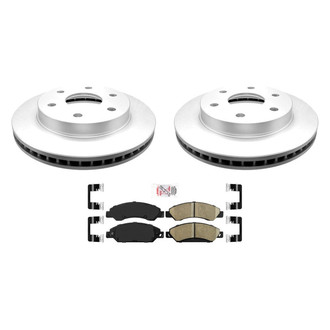 AmeriBRAKES® - AmeriPRO™ Plain Front Brake Kit with Ceramic Pads